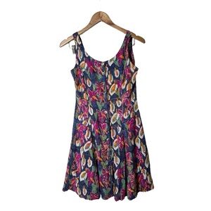Vintage Kahala Dress Hawaiian Sleeveless Mini Sundress M